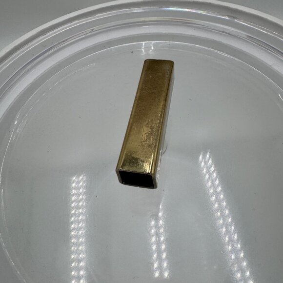 Vintage Georges Briard Ice Bucket Mirror Gold with Clear Handle and Lid Vintage - Picture 8 of 10